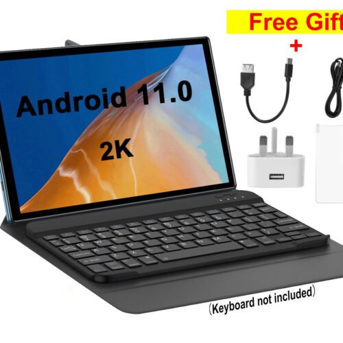 10Inch Android11. Tablet PC 4GB RAM 64GB ROM Dual Camera 8MP AC WiFi 6000mAh NEW